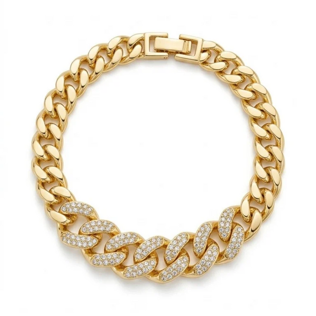 Pulsera Maille Impériale Pavé Éclat