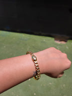 Pulsera Serpiente de Acero Inoxidable con Baño de Oro 18K – Estilo Audaz y Sofisticado
