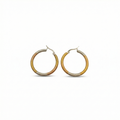 Multi-tone Gradient Finish Hoop Earrings 100% Steel