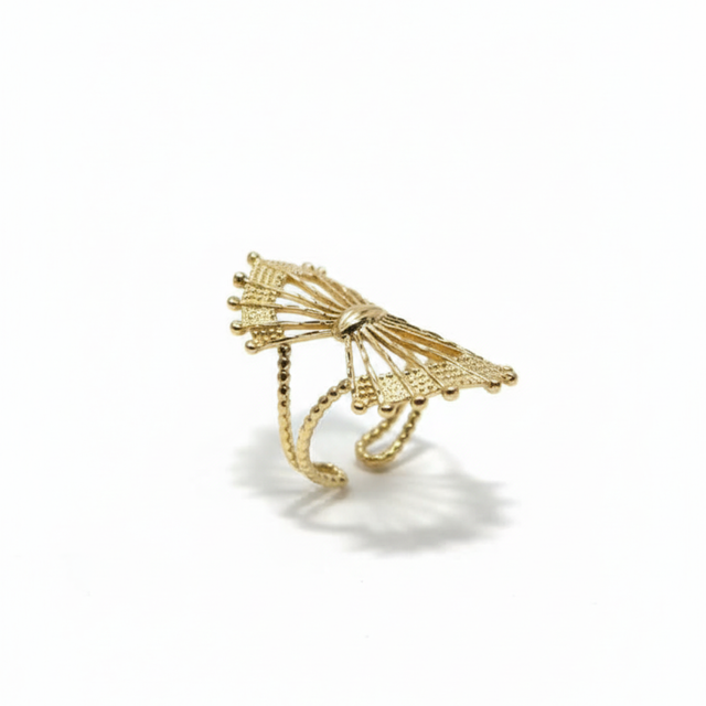 Radiant Sunburst Ring