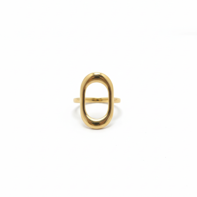 Bague auréole minimaliste