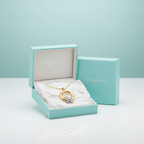 Collar Círculo y 'X' con Circonitas 100% Acero Bañado en Oro 18K