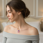 Collar Osito Gominola Glitter Bicolor - 100% Acero Bañado en Oro 18K