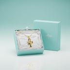 Collar Cruz Egipcia (Anj) y Ojo de Horus 100% Acero Bañado en Oro 18K