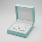 Collar de Acero Inoxidable 100% con Colgante de Cilindro de Zirconias ( Oro o Plata )