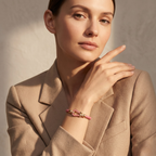 Bracelet Rose Éclat avec Fermoir Silhouette Bold