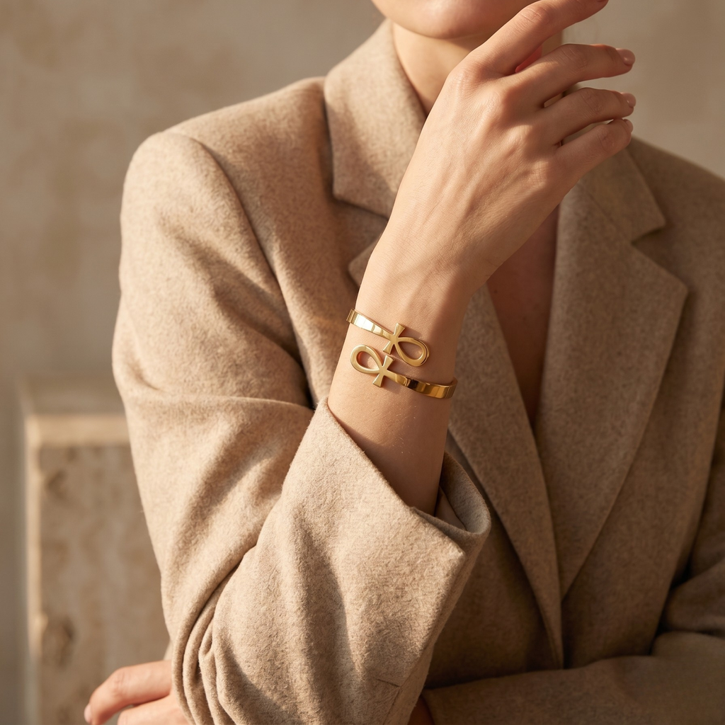 Bracelet Lumière d’Égypte de Esthétique Minimal Luxury