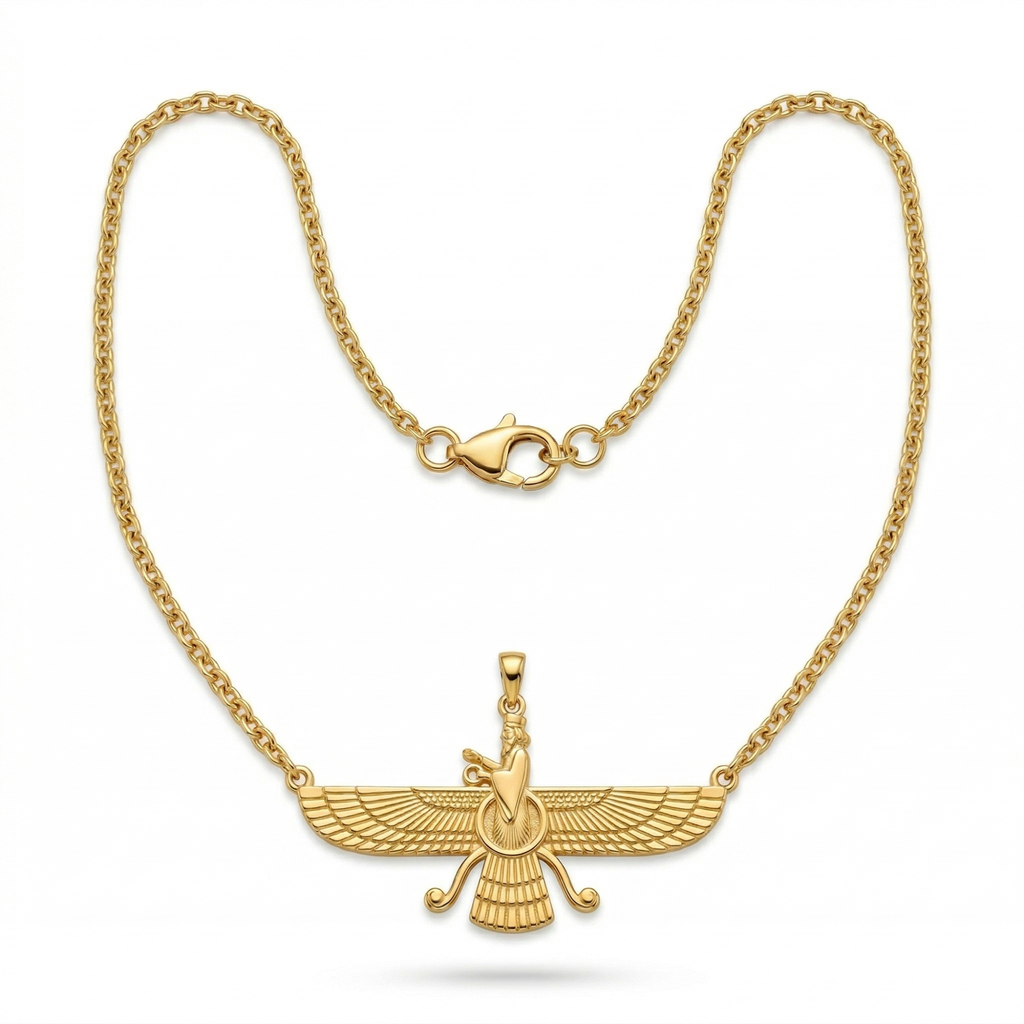 Collier « L'Oiseau de Feu » d'Élégance Intemporelle