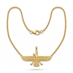 Collier « L'Oiseau de Feu » d'Élégance Intemporelle