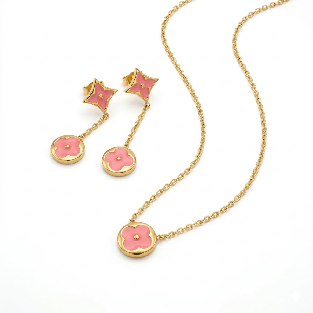 Ensemble Pink Allure – Motifs de la Fortune