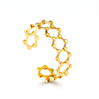 Bague Structure Éclatante