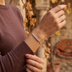Pulsera Bolo Arco Luminoso en Silueta Diamantée