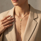 Collier chapelet L’Esprit Céleste deux tons