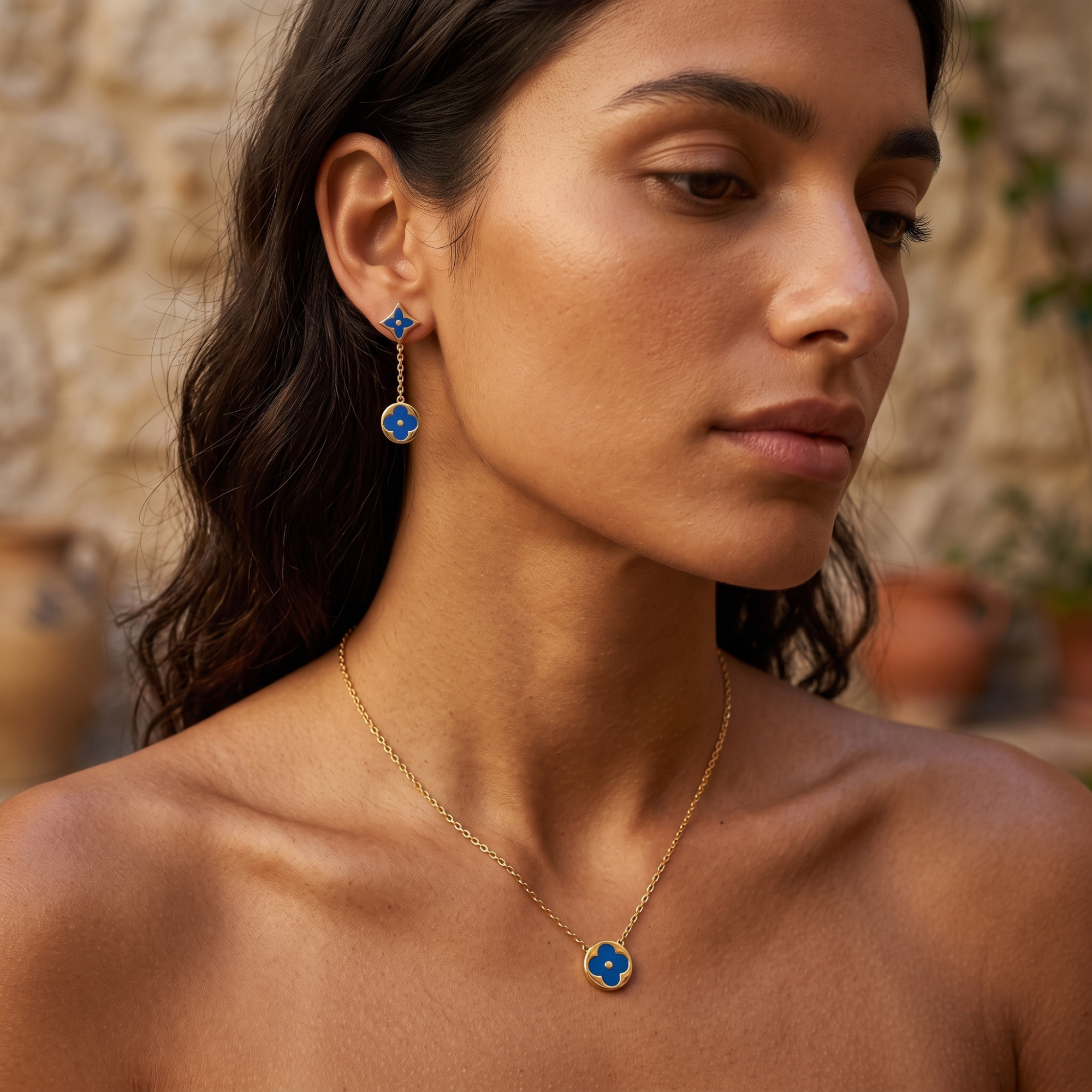 Collar y Pendientes Azur Éternel