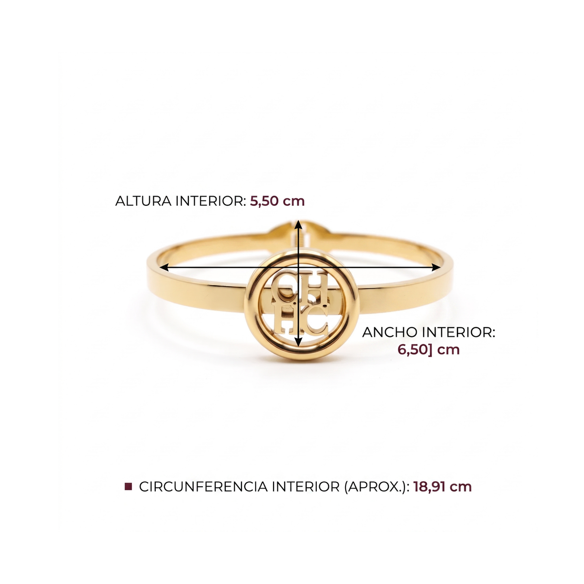 Royal Monogram Stiff Bangle