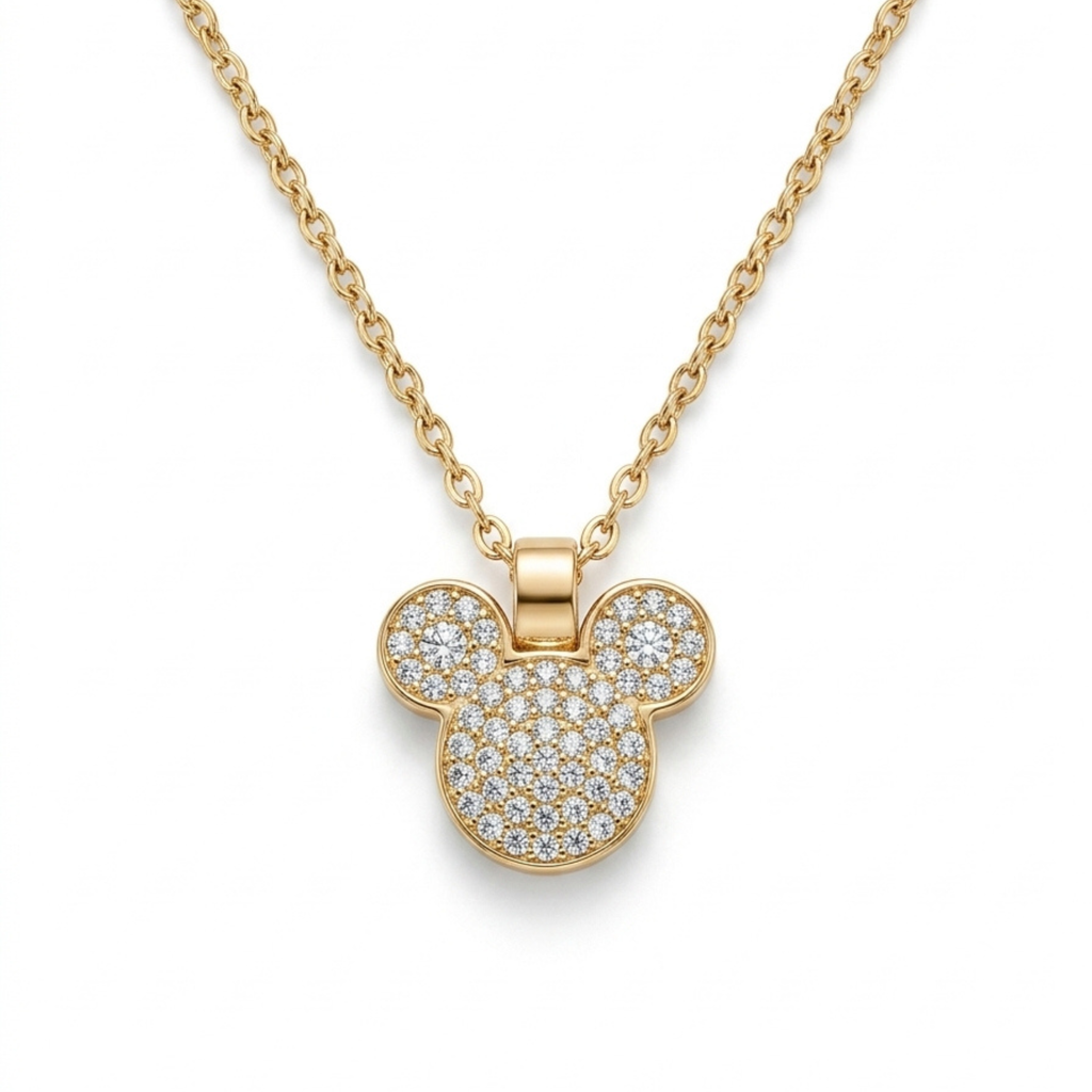 Collier Silhouette Éclat - Icône de Brillance et d'Argent