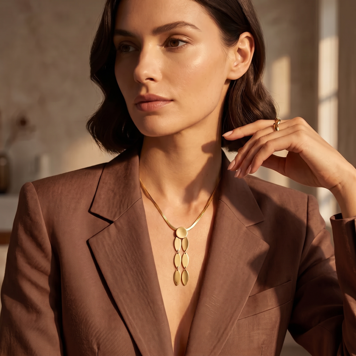 Collar Fleur d'Or Mystique Drop