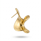 Boucles d'oreilles Vague d'Or Torsion Sculpturale
