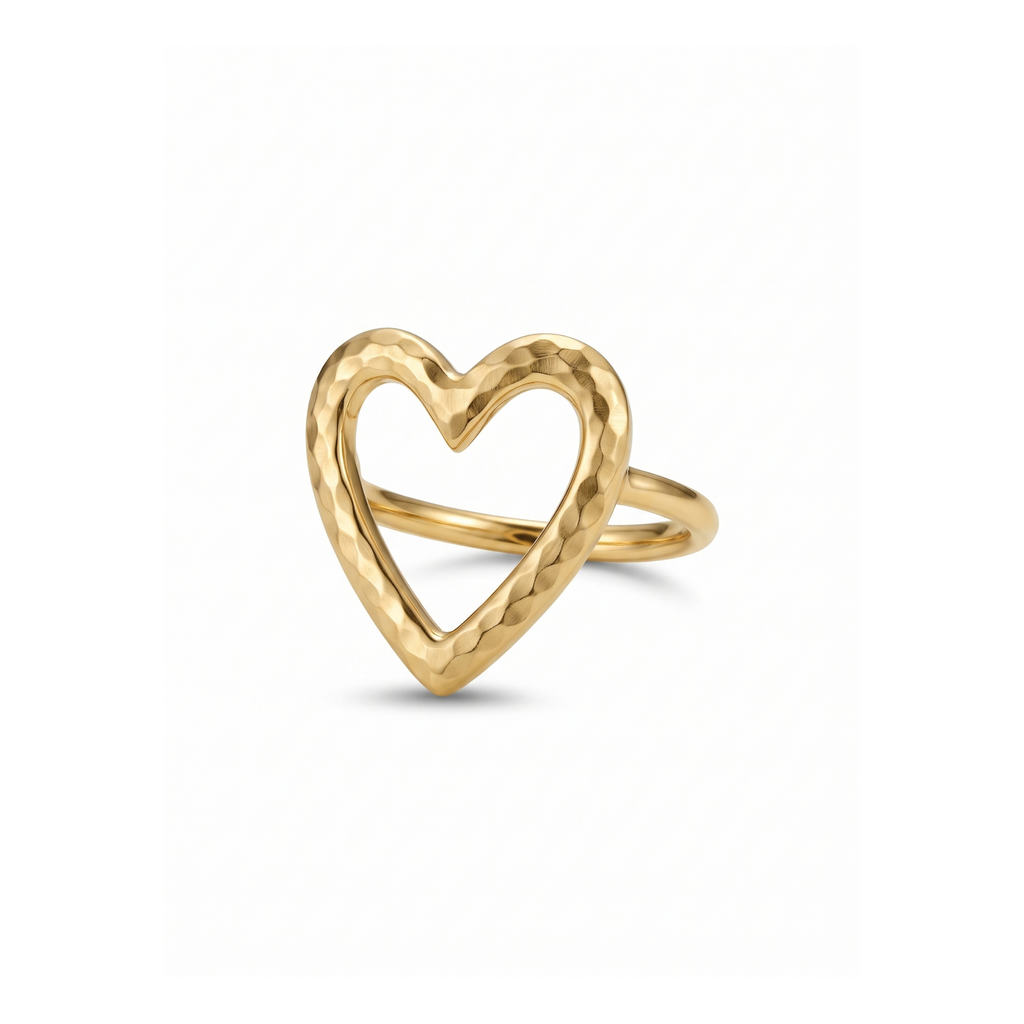 Bague Cœur Sculpté
