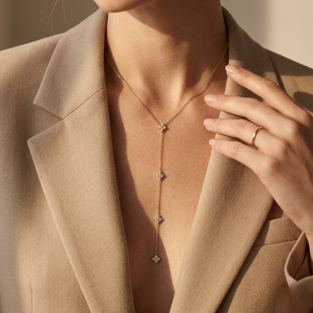 Collier Symphonie Florale Lariat