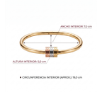 Brazalete Bangle L'Aura Tri-Gold Éclat
