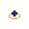 Midnight Quatrefoil Ring