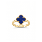 Midnight Quatrefoil Ring