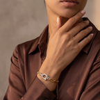 L’Ancre Céleste Pavé Bracelet