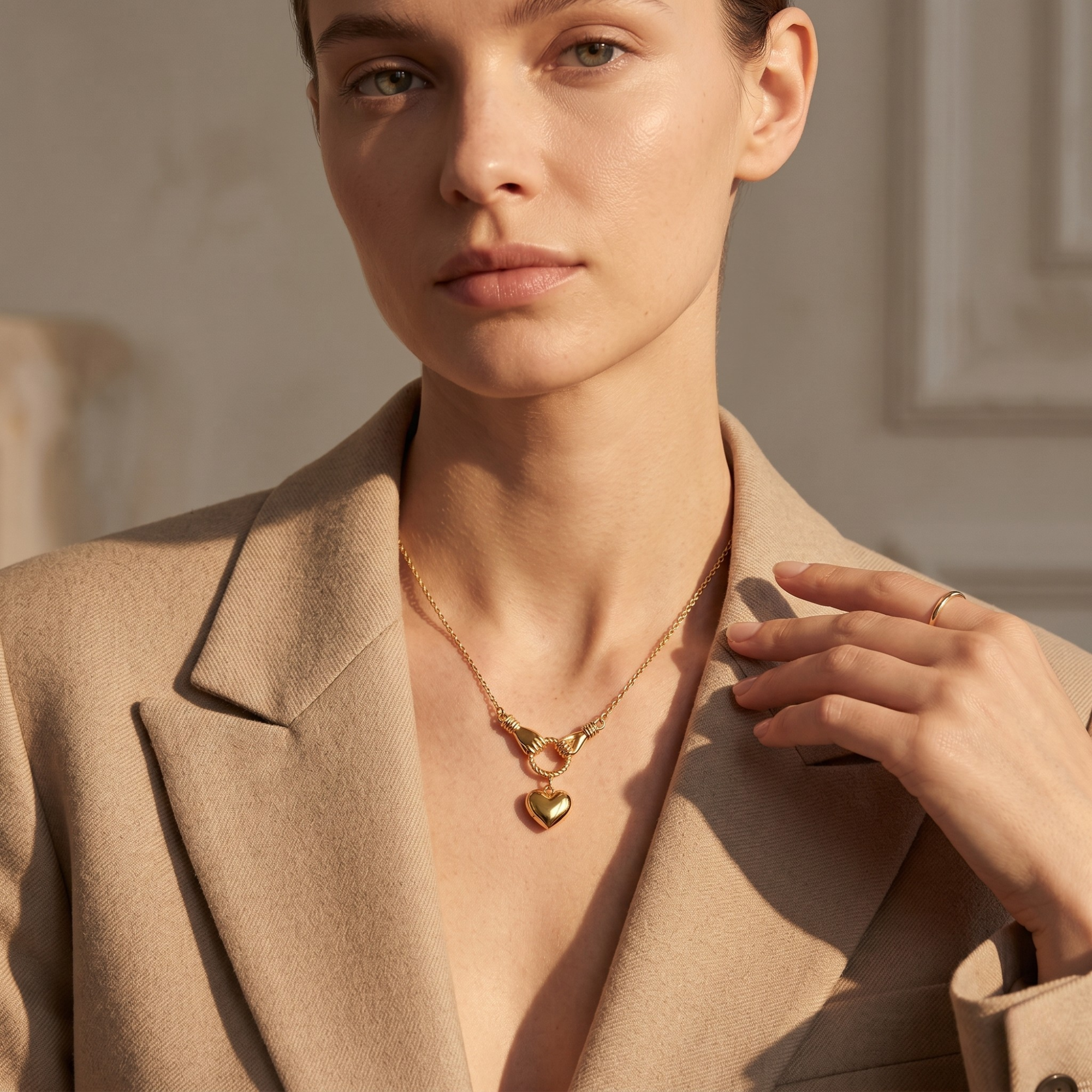 Collier Cœur Soufflé Mon Amour