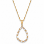 Collar Goutte Baguette Solaire
