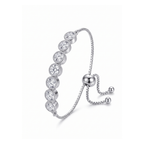 Lichtboog-Bolo-armband in diamantsilhouet
