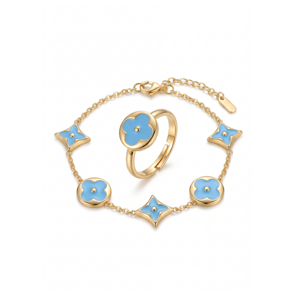 Pulsera y Anillo Ciel Botanique