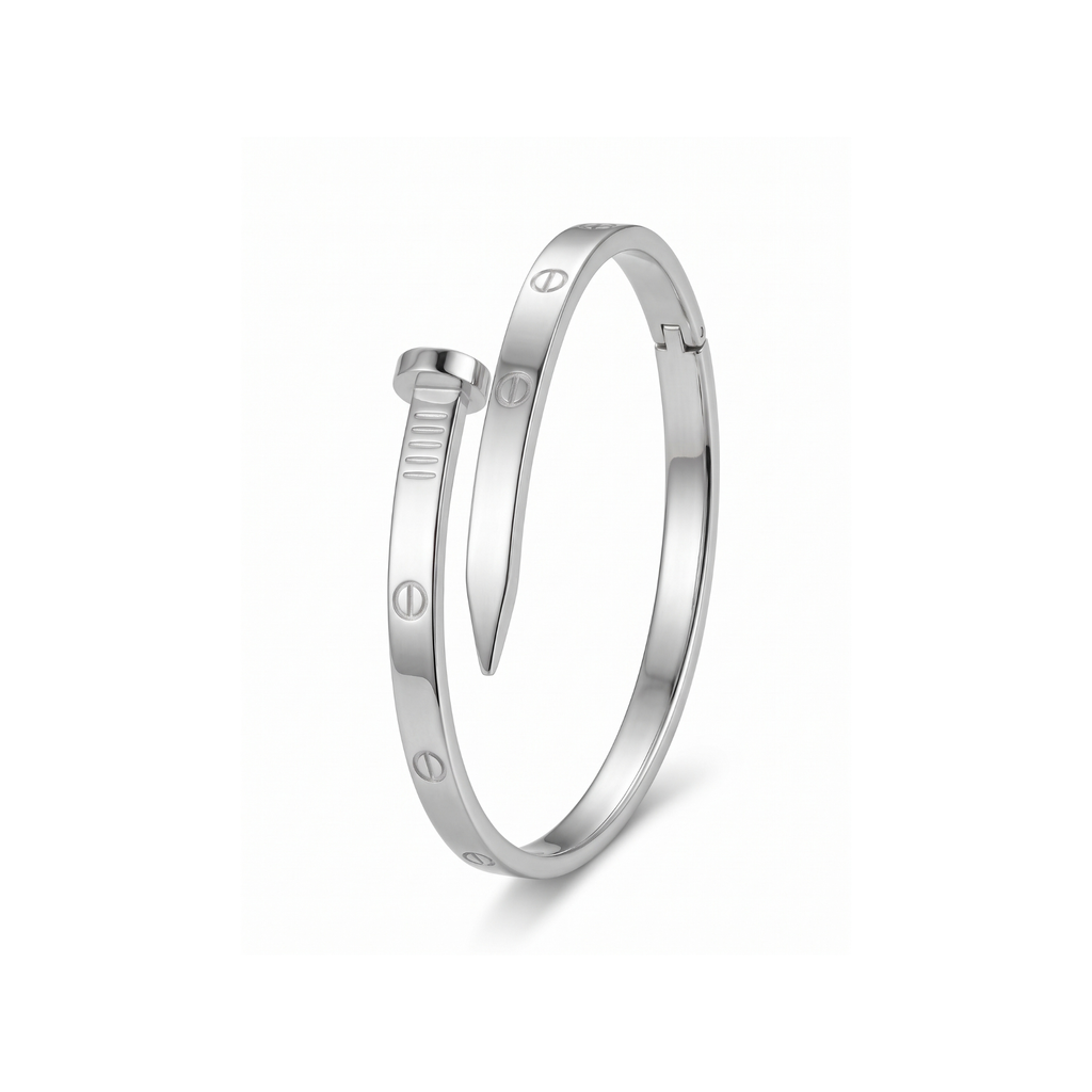Brazalete Bangle Éclipse Argentée Moderne