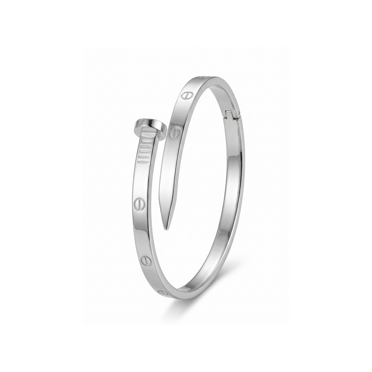 Bracelet jonc Éclipse Argentée Moderne