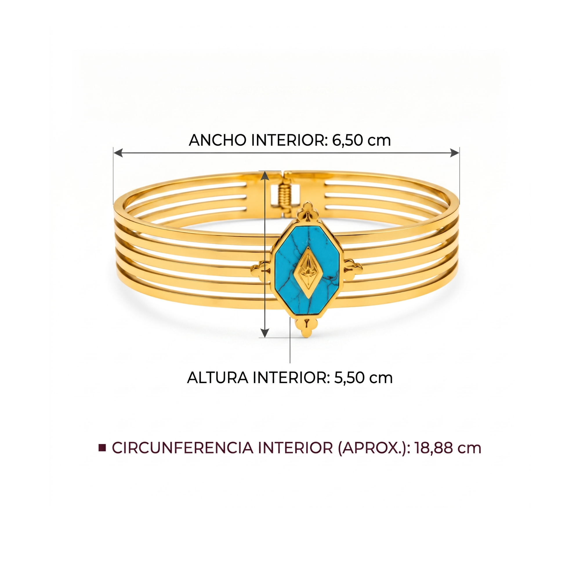 Losange Sky Blue Bracelet