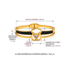 Pulsera Coeur Éternel Onyx