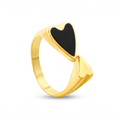 Bague Cœur Noir Royale