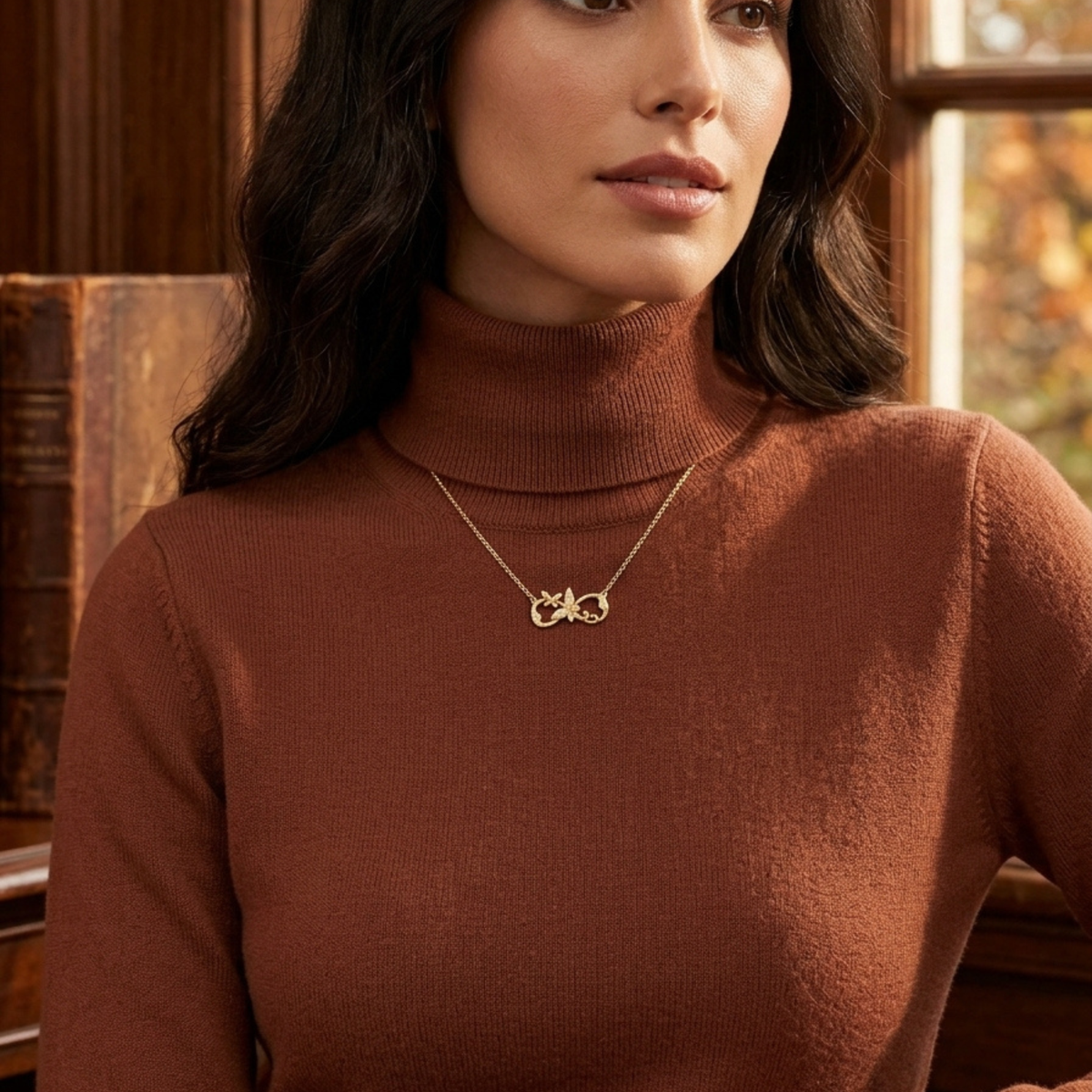 Collar L'Éternel Envol Sparkle Silhouette