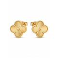 Boucles d'oreilles Trèfle 100 % Acier plaqué Or 18K