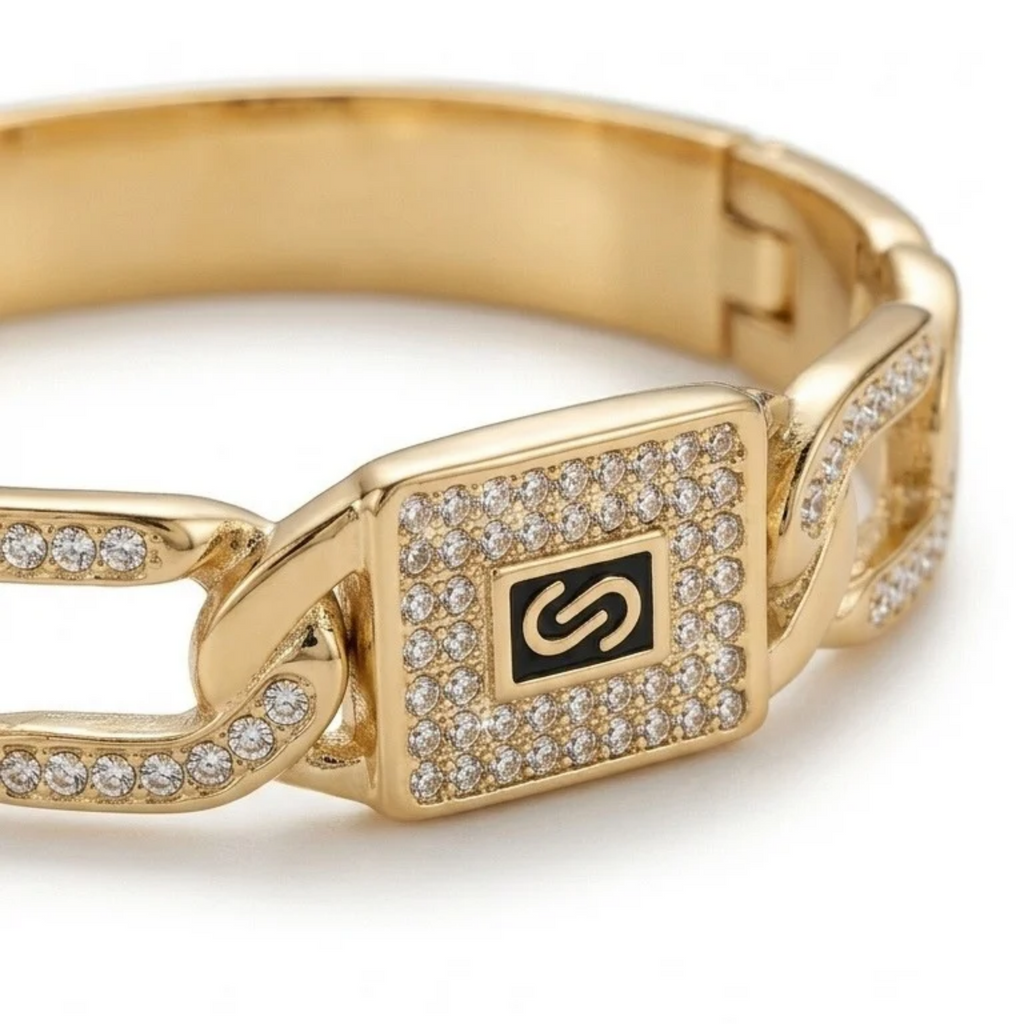 Brazalete S-Emblème Scintillant Couture