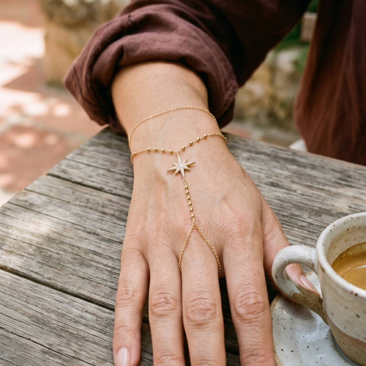Handarmband Étoile Céleste Pavé Solaire