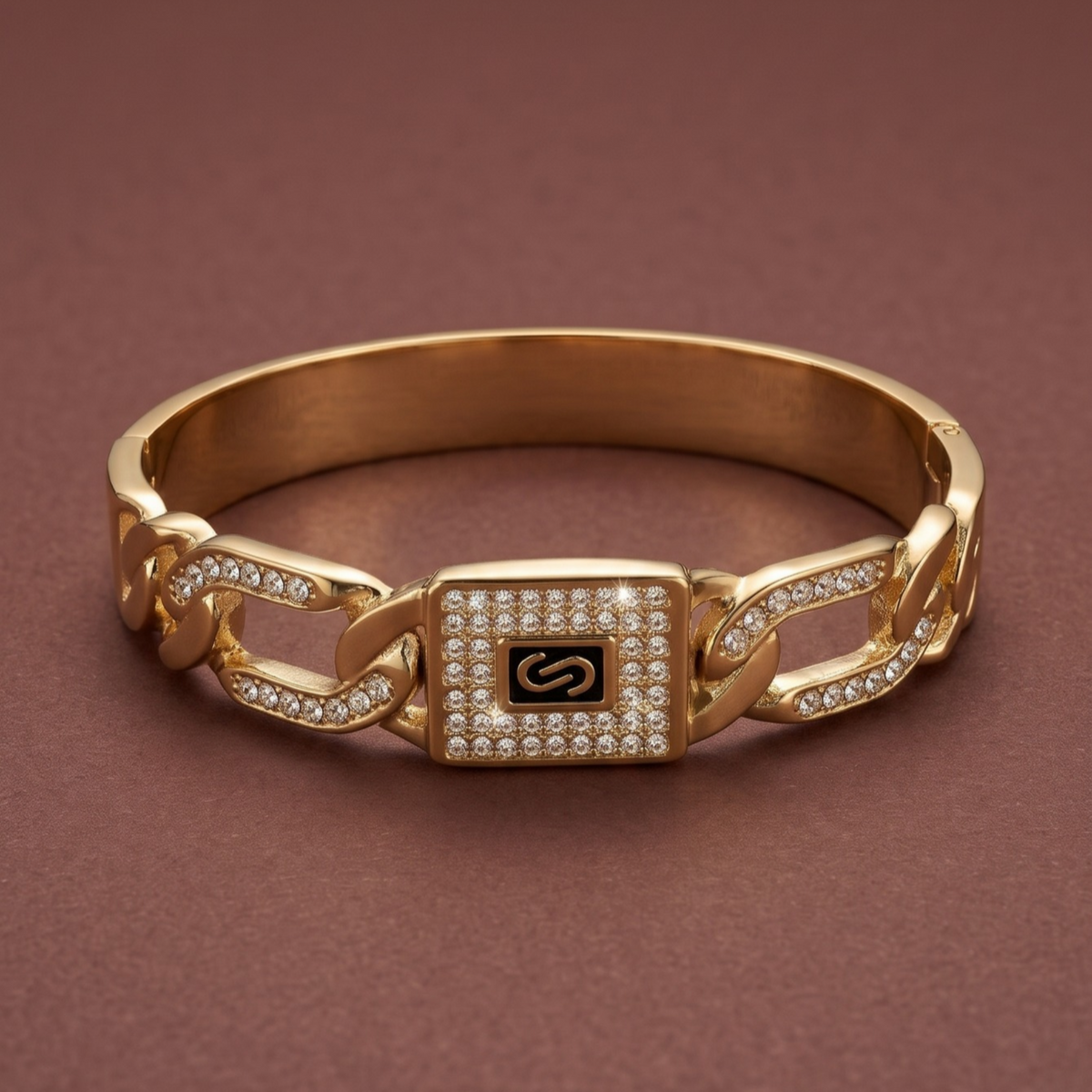 Brazalete S-Emblème Scintillant Couture