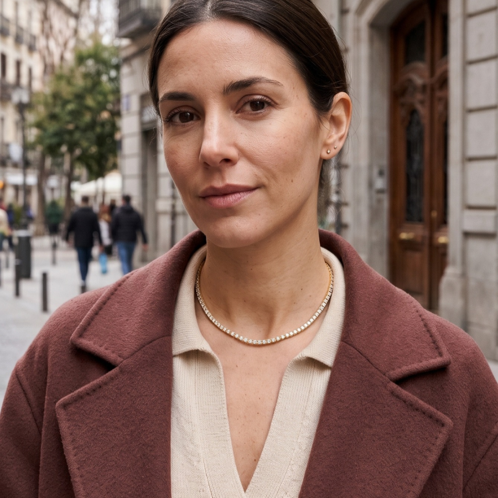 Iconic Lumière Infinie Tennis Necklace