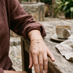 Pulsera de Mano Étoile Céleste & Solitaire Pavé Solaire