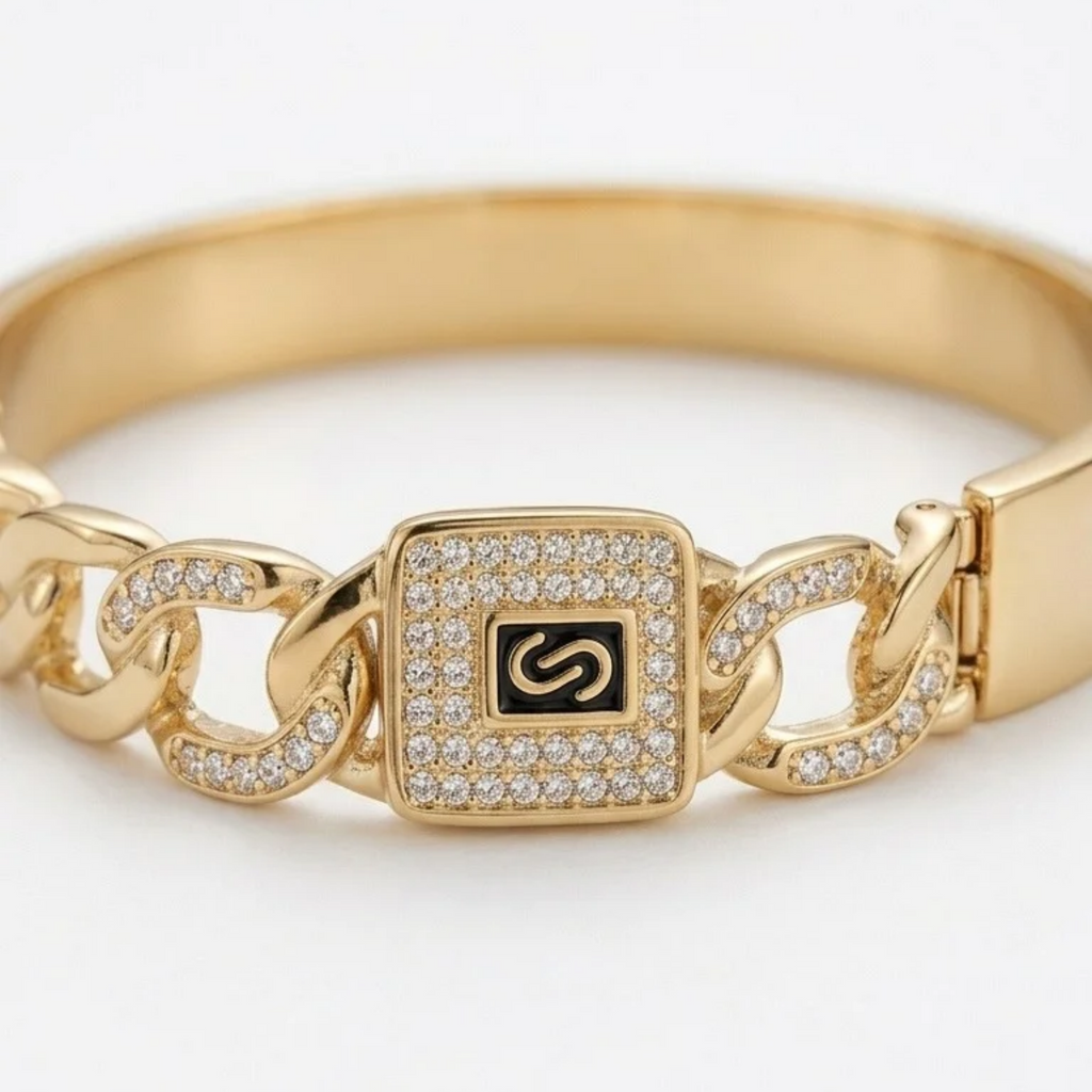 Brazalete S-Emblème Scintillant Couture