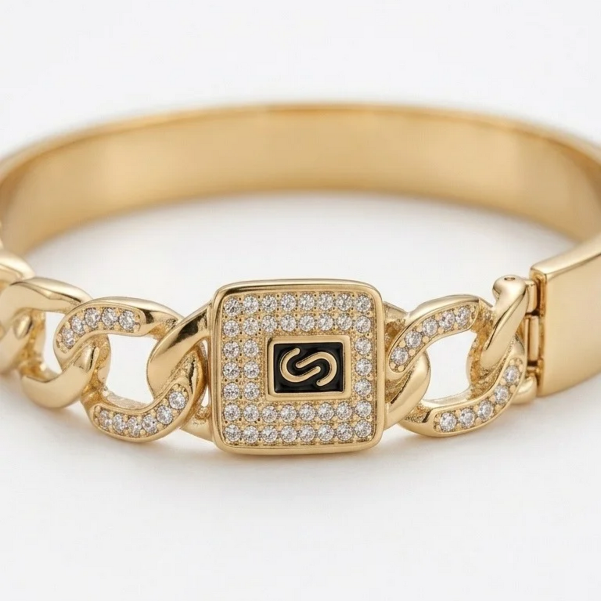 Brazalete S-Emblème Scintillant Couture