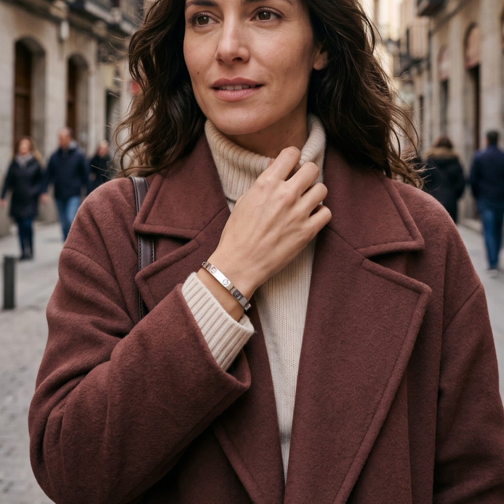 Brazalete Vis Éternel Argenté