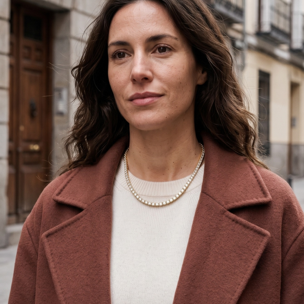 Iconic Lumière Infinie Tennis Necklace