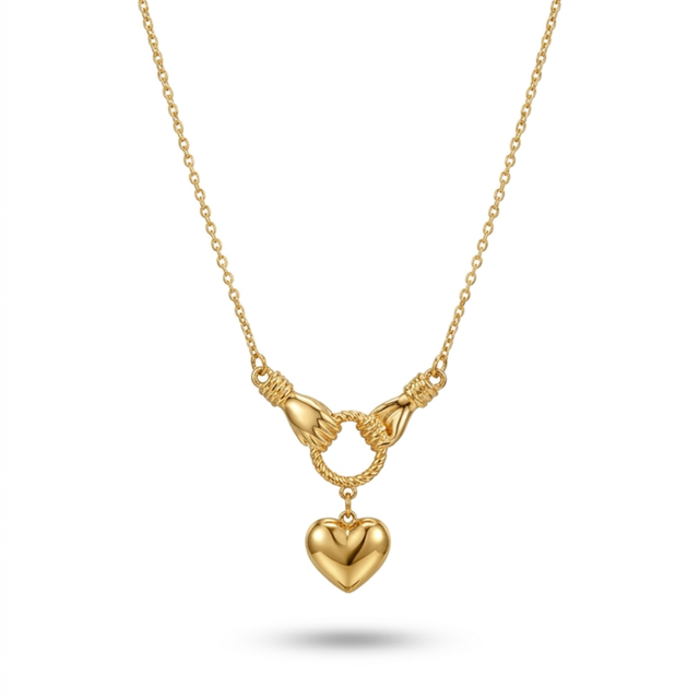 Ketting Mon Amour Puffed Heart