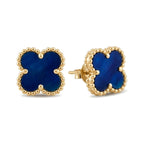 Pendientes Trèfle Signature azul noche